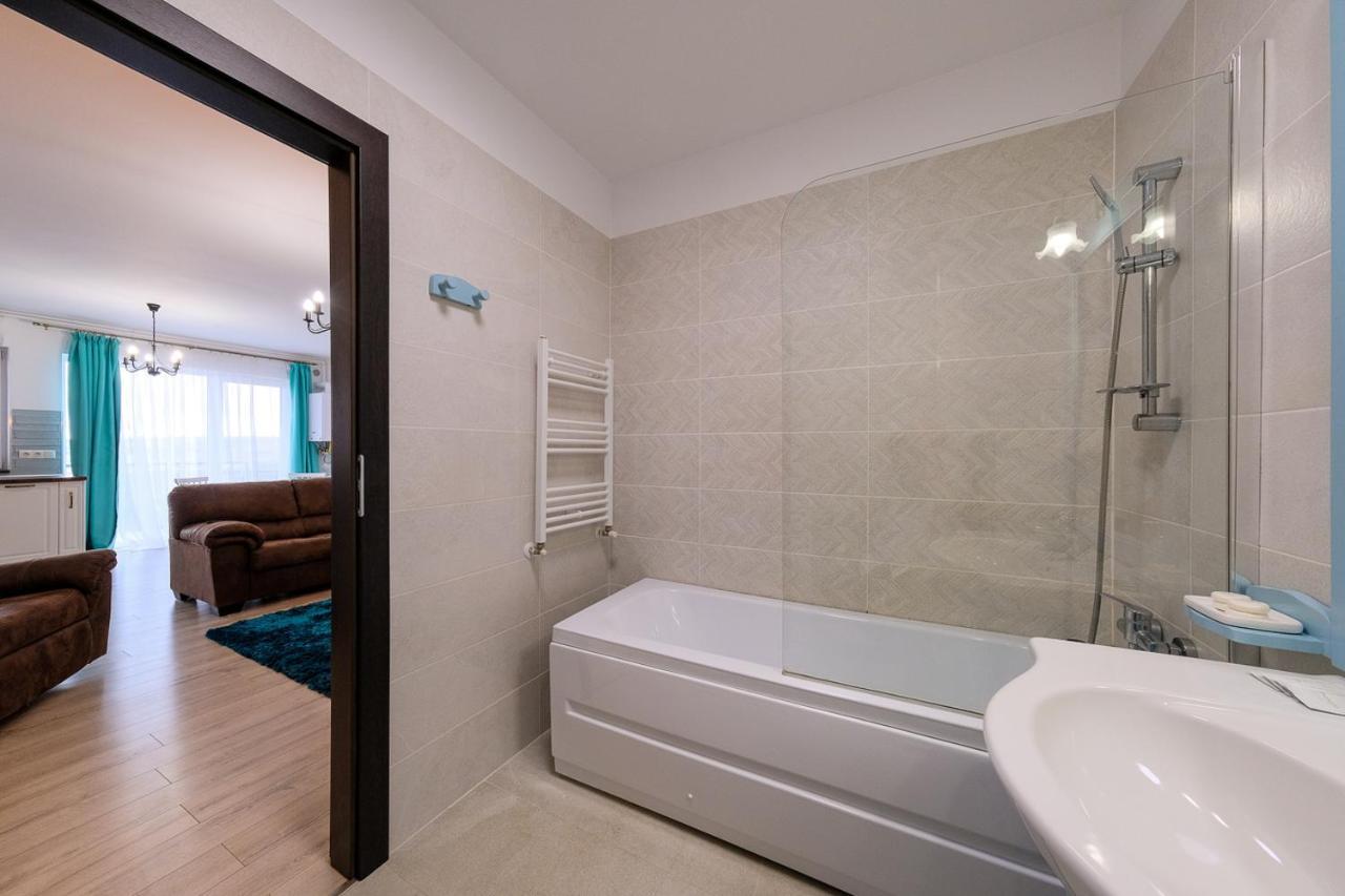 Ferienwohnung Grand Park Turquoise Iulius Mall Cluj-Napoca Exterior foto